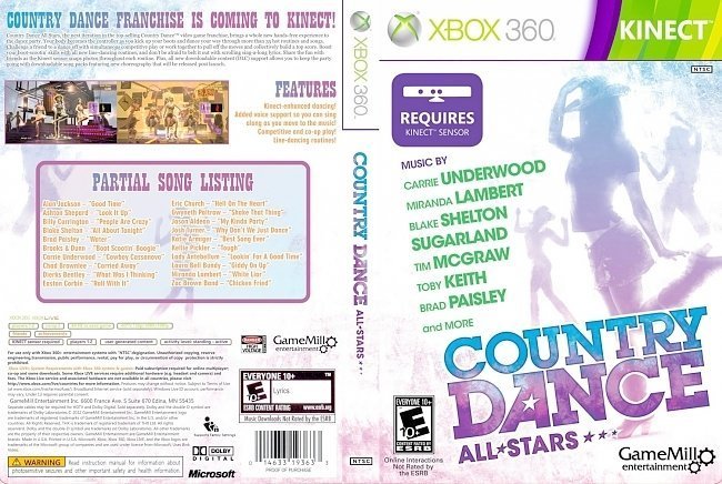 dvd cover Country Dance All Stars