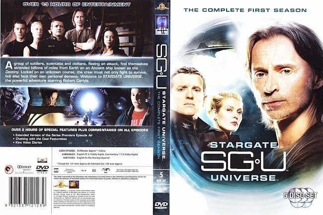 dvd cover Stargate Universe Season 1