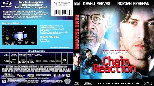 dvd cover Chain Reaction Bluray f