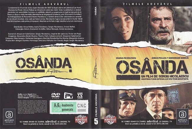 dvd cover Osanda ROMANIAN R2