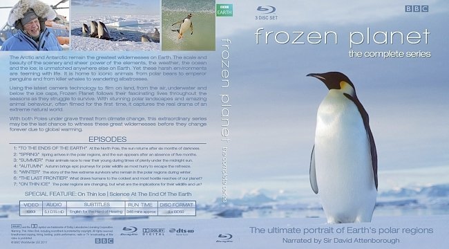 dvd cover Frozen Planet