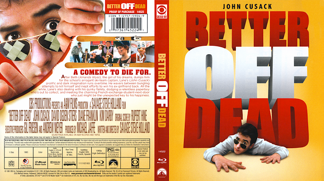 dvd cover Better Off Dead
