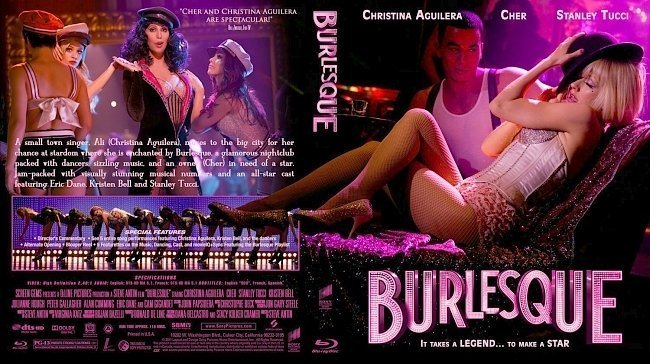 dvd cover Burlesque