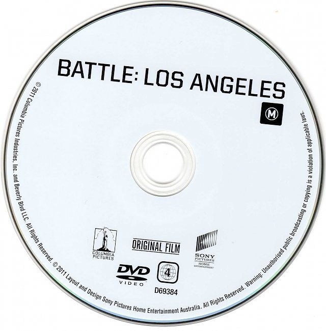 dvd cover Battle: Los Angeles (2011) WS R4