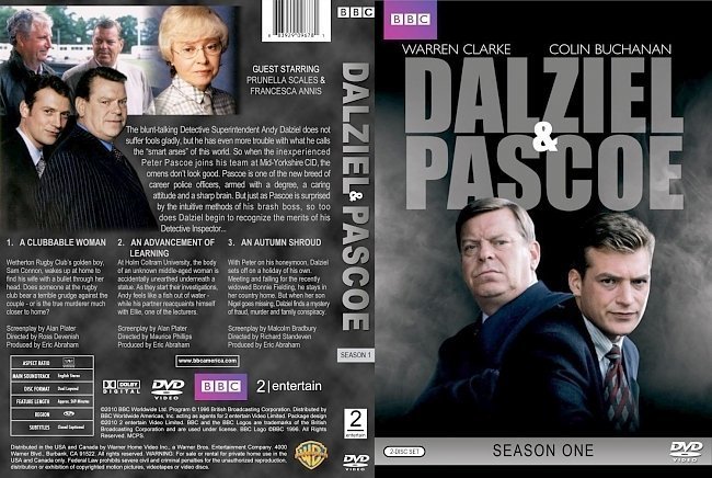 dvd cover Dalziel & Pascoe Season 1