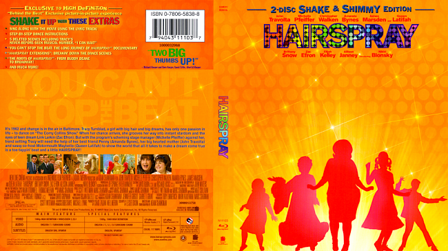 dvd cover Hairspray