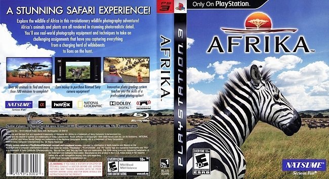 dvd cover Afrika NTSC f
