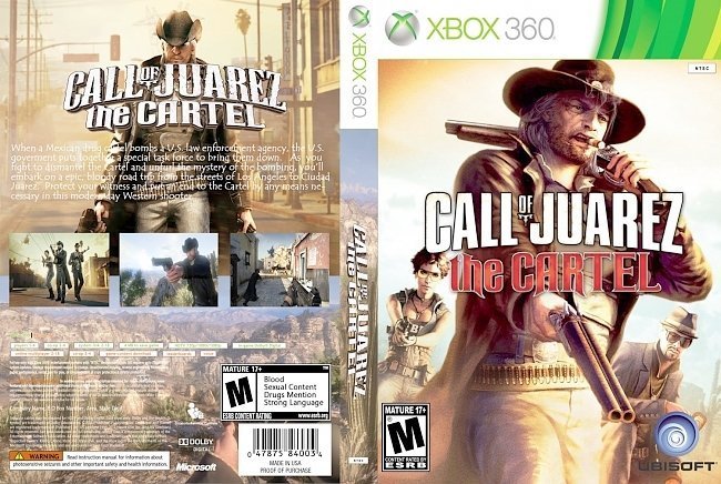 dvd cover Call of Juarez The Cartel NTSC f