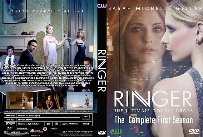 dvd cover Ringer: Season 1 (2011) R1 CUSTOM