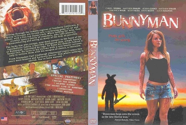 dvd cover Bunnyman (2009) R1 Custom