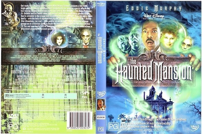 dvd cover The Haunted Mansion (2003) WS R4