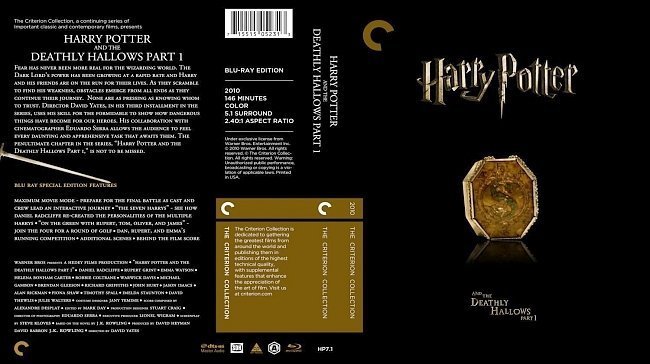 dvd cover Harry Potter And The Deathly Hallows Part 12