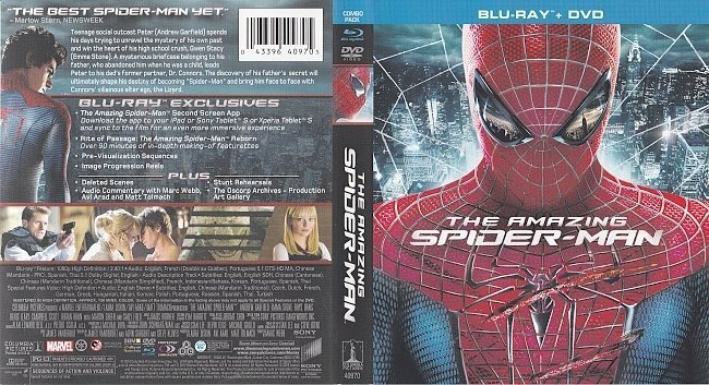 dvd cover The Amazing Spiderman R1