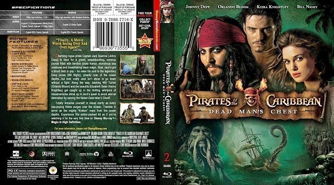 dvd cover Pirates Of The Caribbean Dead Man's Chest