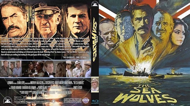 dvd cover The Sea Wolves