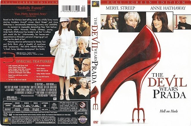 dvd cover The Devil Wears Prada (2006) FS R1