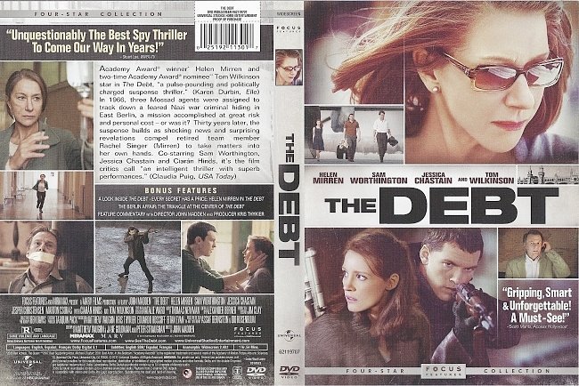 dvd cover The Debt (2010) WS R1
