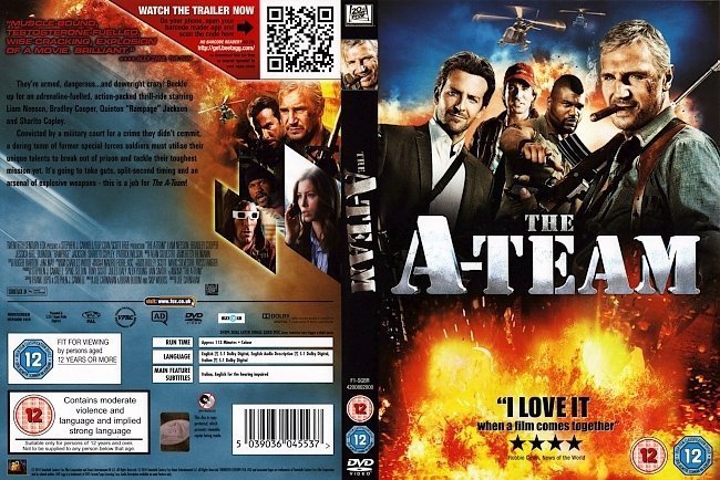 dvd cover The A-Team (2010)