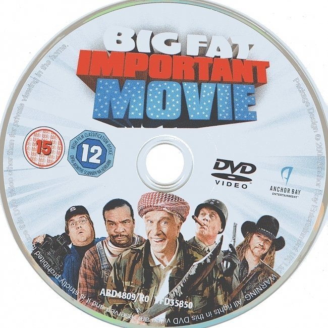 dvd cover Big Fat Important Movie (2008) R2