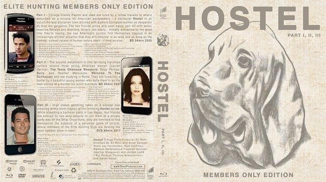 dvd cover Hostel Trilogy