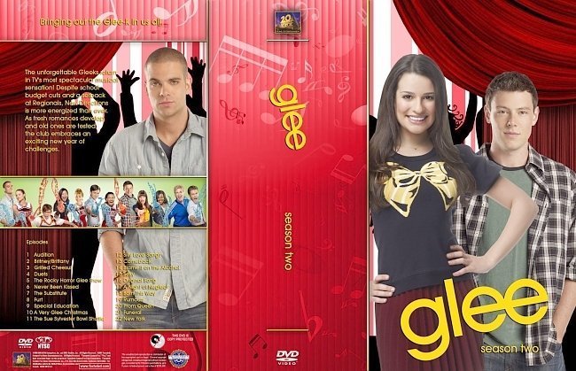dvd cover Glee Season 2