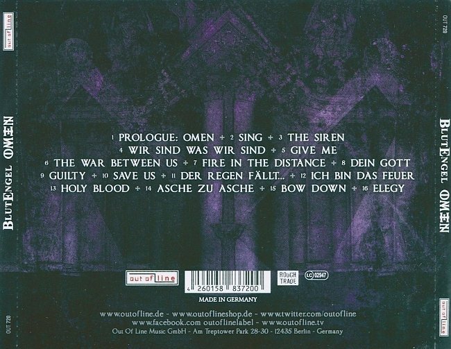 dvd cover Blutengel - Omen