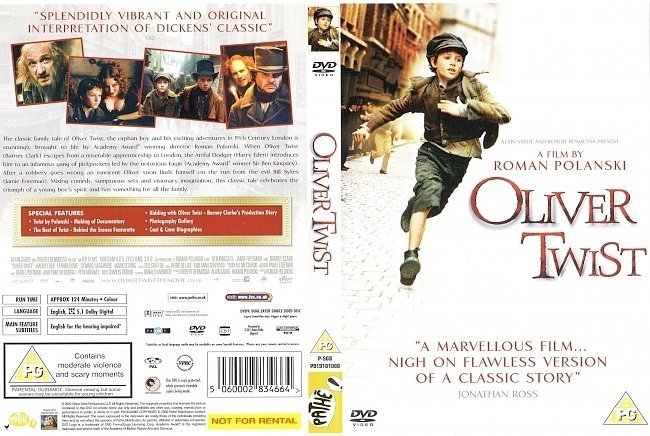 dvd cover Oliver Twist (2005) WS R2