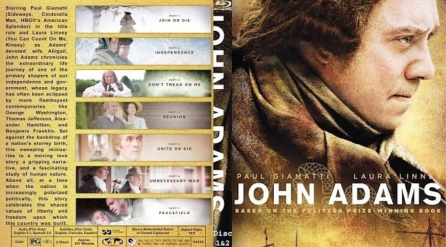 dvd cover John Adams Disc 1 2