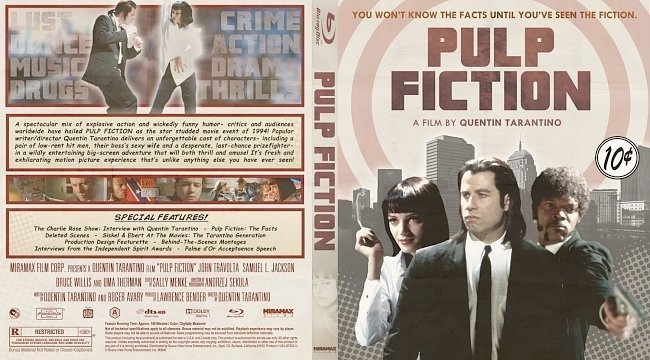 dvd cover Pulp Fiction4