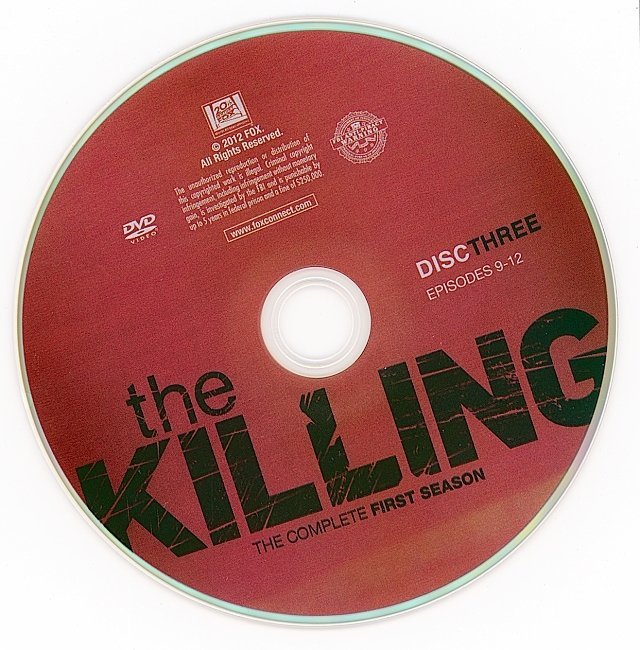 dvd cover The Killing: Season 1 (2011) WS R1