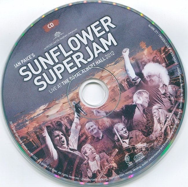 dvd cover Ian PaiceÂ´s Sunflower Superjam - Live At The Royal Albert Hall