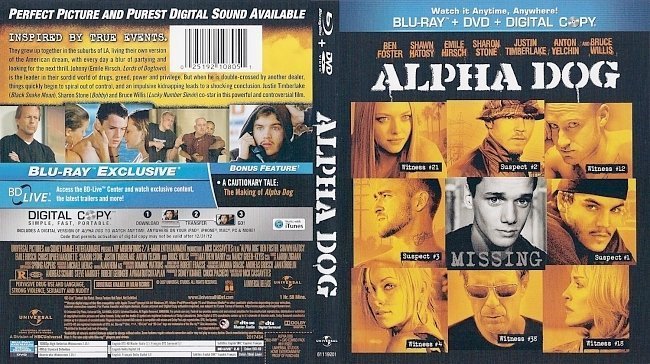 dvd cover Alpha Dog