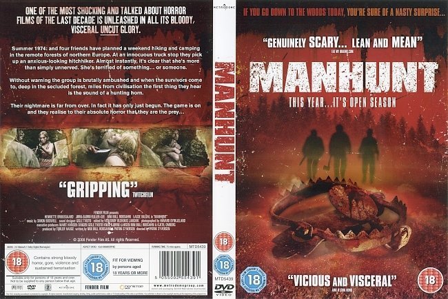 dvd cover Manhunt (2008) R2