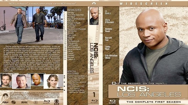 dvd cover NCIS Los Angeles Season 1 Bluray