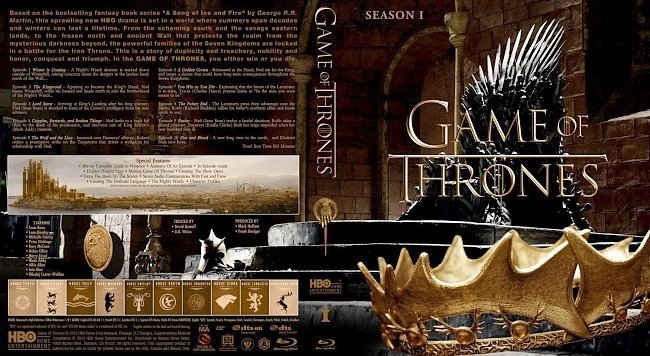 dvd cover Game of Thrones Season 1