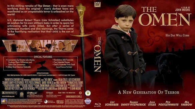 dvd cover The Omen