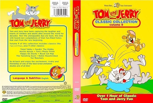 dvd cover Tom And Jerry Classic Collection Volume 09