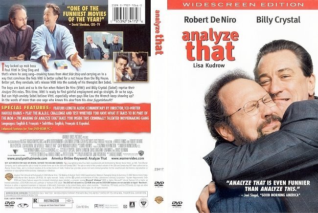 dvd cover Analyze That (2002) WS R1