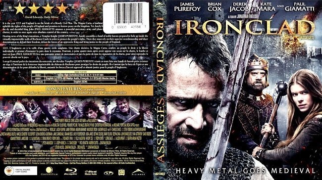 dvd cover Ironclad Assieges English French Bluray