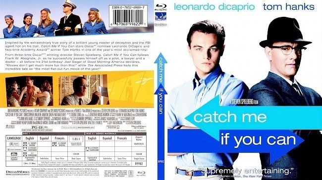 dvd cover Catch Me If You Can