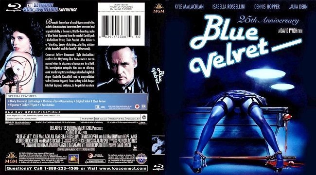 dvd cover Blue Velvet