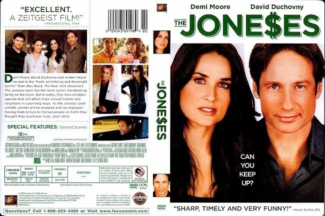 dvd cover The Joneses (2009) WS R1