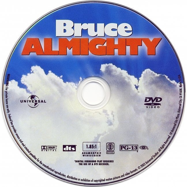dvd cover Bruce Almighty (2003) WS R1