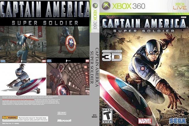 dvd cover Captain America: Super Soldier NTSC CUSTOM