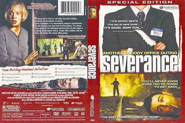 dvd cover Severance (2006) WS SE R1