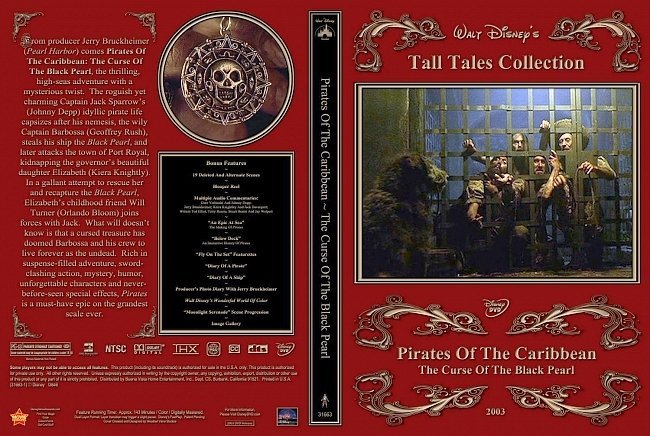 dvd cover POTC The Curse Of The Black Pearl