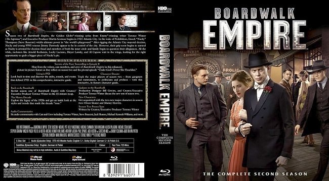 dvd cover Boardwalk Empire Season 2