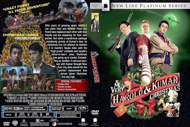 dvd cover A Very Harold And Kumar Christmas