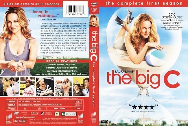 dvd cover The Big C Season 1