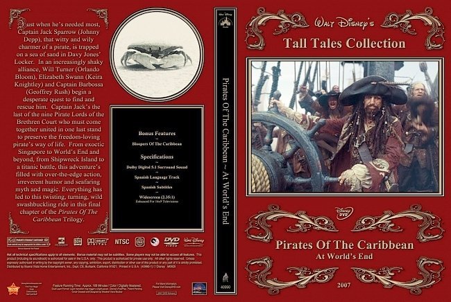 dvd cover POTC At World's End